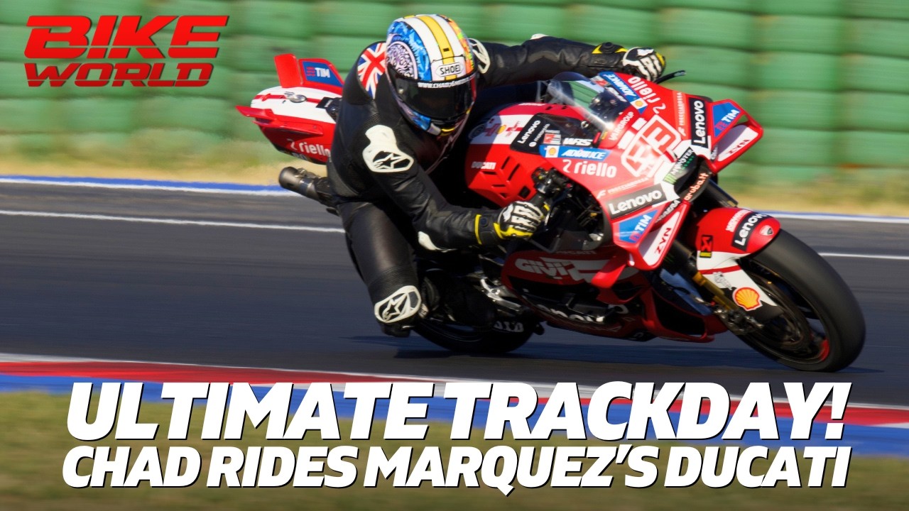 CHAD RIDES MARQUEZ'S MOTOGP DUCATI!