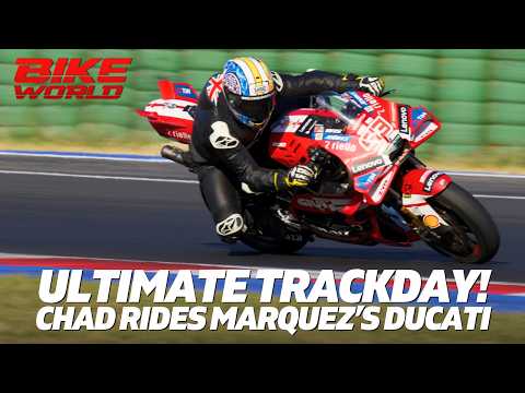 CHAD RIDES MARQUEZ'S MOTOGP DUCATI!