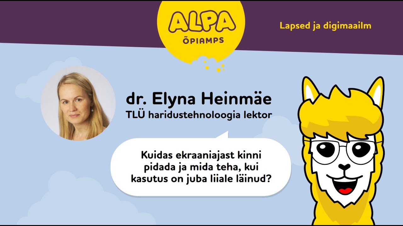ALPA Kids ja dr. Elyna Heinmäe 