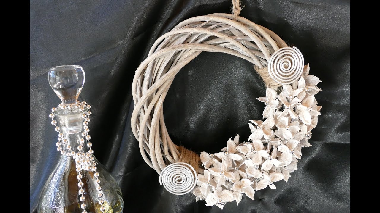 Kranz basteln – Frühlingskranz – DIY Wohndeko – Basteln mit Naturmaterialien