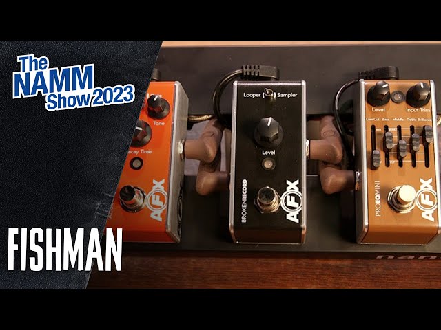 Fishman AFX Mini Series Acoustic Pedals Demo | NAMM 2023 - YouTube