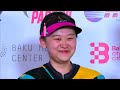 Interview Qiongyue ZHANG (CHN) - Gold Medal 50m Rifle 3 Position Women - 2023 Baku (AZE) - ISSF WCH