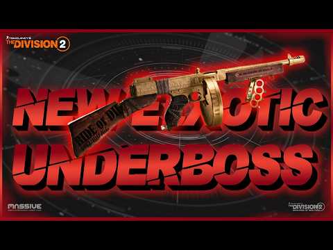 Get the NEW 'Underboss' Exotic SOLO Fast! Division 2 2026