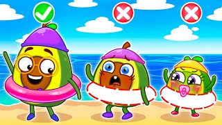 Baby Learn Safety Rules | Swimming Pool Safety Tips | Kids Song and Nursery Rhymes