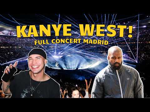 KANYE WEST FULL SET LIVE PERFORMANCE IN MADRID!