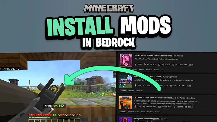 How to Install Mods in Minecraft Bedrock - The Easy Way