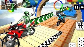 Impossible Stunts Bike Racing Games 2018: Sky Race || Gameplay Walkthrough / iOS, Android || 🏍 #2 screenshot 1