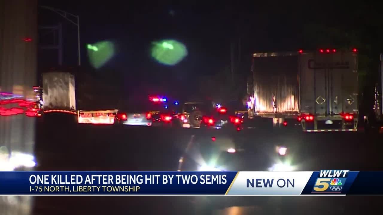 Troopers: 1 person dies after being hit by two trucks along I-75 - YouTube