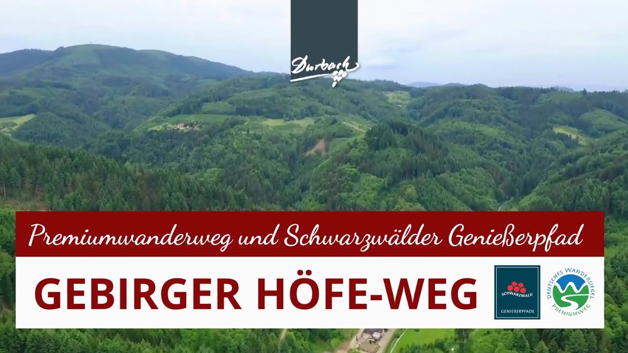 Der Premiumwanderweg und Schwarzwälder Genießerpfad "Gebirger Höfe-Weg" in Durbach