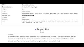 (Podfic) Perplexities ch 1