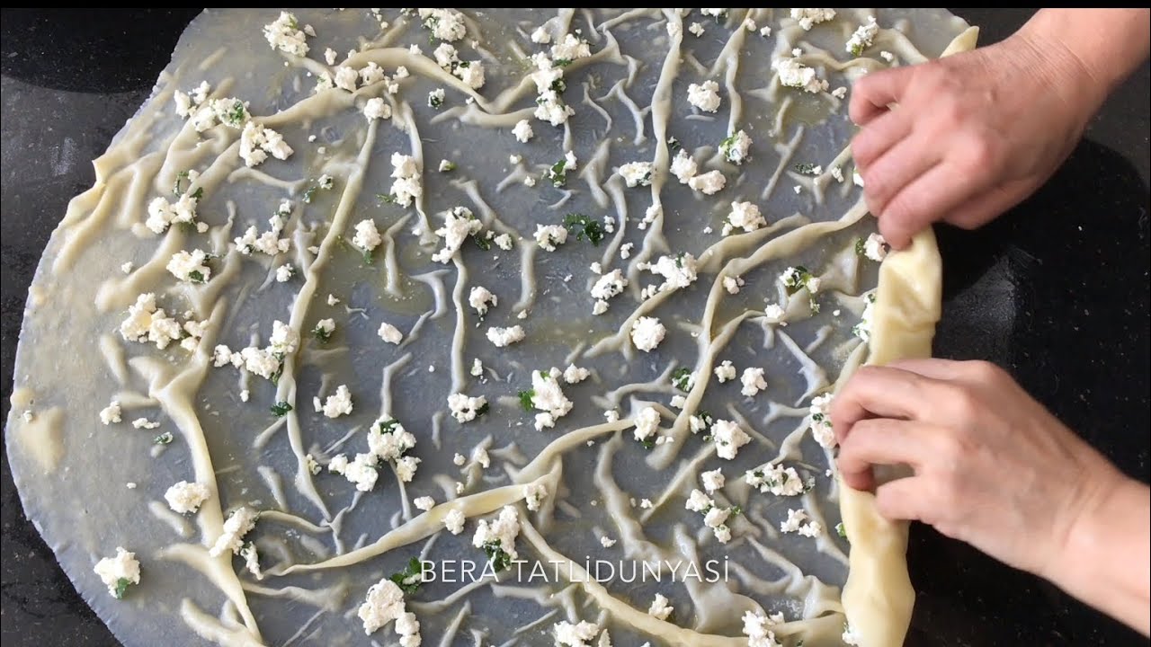 Benim Tekniğimle 15 Dakikada Rulo Bir Su Böreği Yapın 💯Eğitim Videosu💯