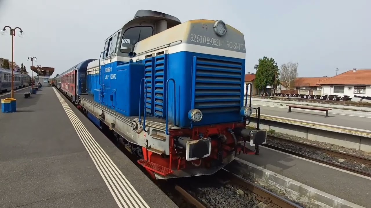 Activitate feroviara în gara Sibiu partea 2