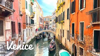 [4K] 🇮🇹 Venice, Italy :  Explore a labyrinthine City💗 Seafood dinner at La Piazza🍤🦑🍝 🍺2023