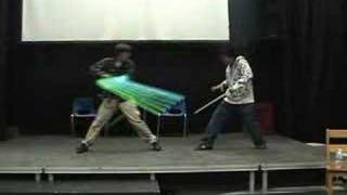 Video game fight Effect test