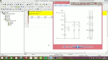 Kontrol PLC Motor DOL | Menggunakan program CX-Programmer