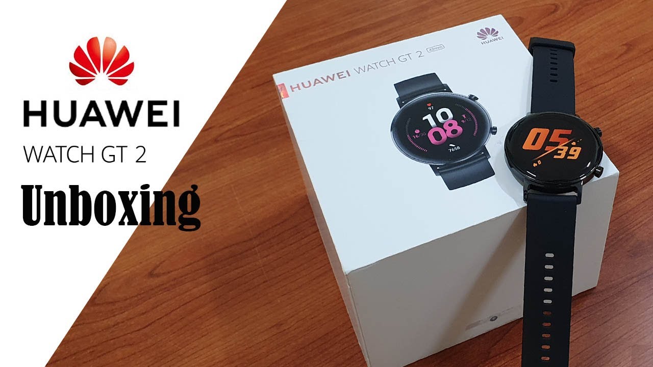 HUAWEI GT2 42 mm Unboxing - YouTube