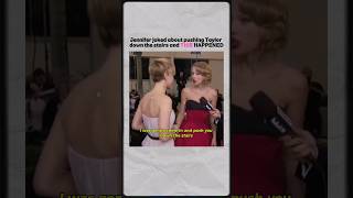 Jennifer Lawrence Joked About Pushing Taylor Swift Down the Stairs and THIS HAPPENED #Shorts #viral