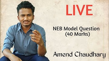 New NEB Model Question Solution (40 Marks) | Accountancy-12