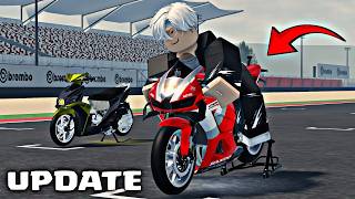 I BOUGHT A MOTORCYCLE THE PRICE OF A HOUSE TO JOIN A MOTOGP RACE!! - DRAG DRIVE SIMULATOR ID ROBLOX screenshot 1