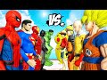 TEAM SUPERHEROES VS TEAM ANIME CHARACTERS - SUPER EPIC BATTLE