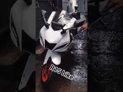 R15 bike #bikerider #whitebike