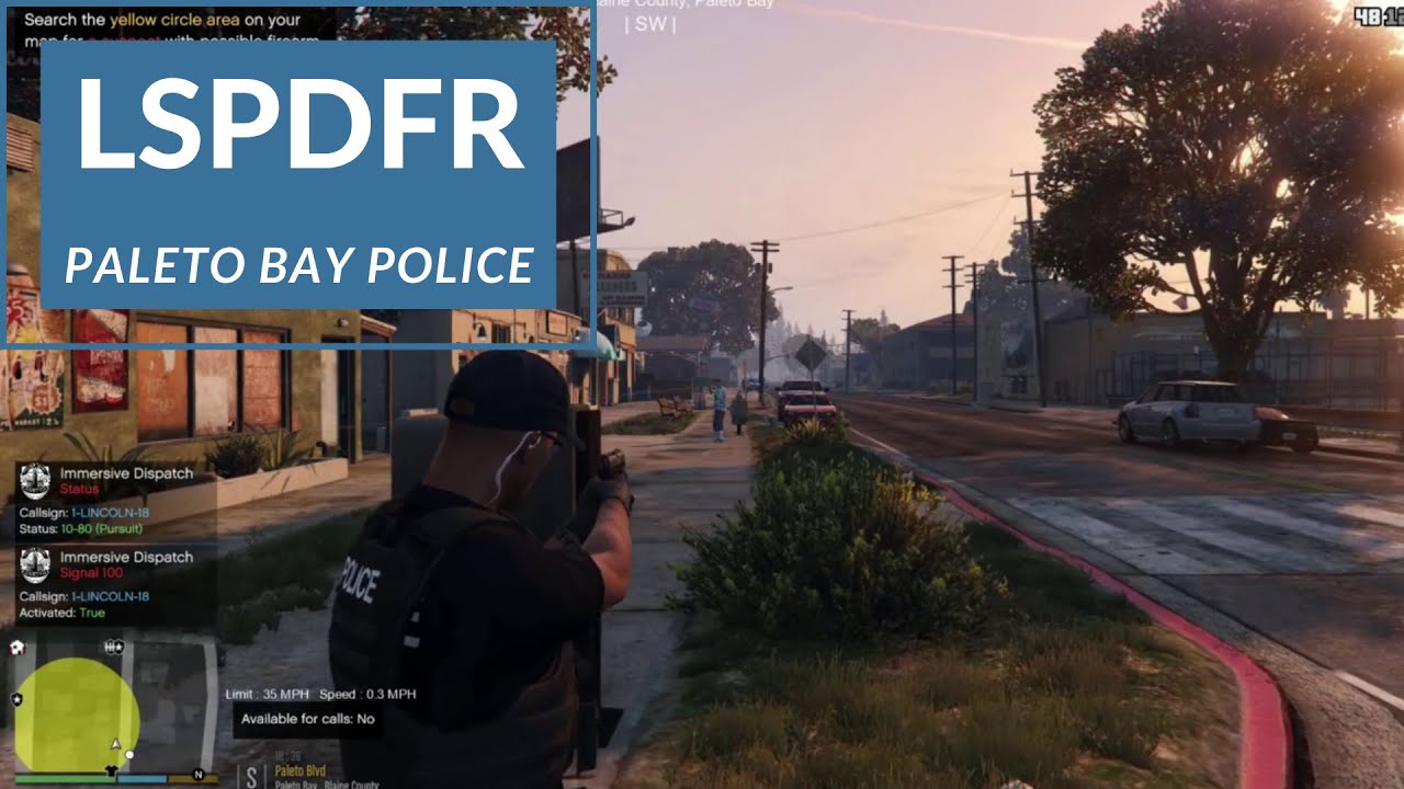GTA 5 LSPDFR Police PC Mod: Paleto Bay Police Department Episode 3 | A ...