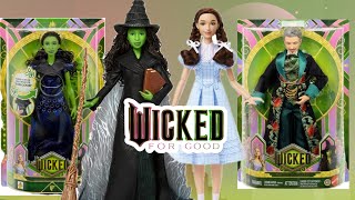 Wicked for Good Dolls: Elphaba, Dorothy, and The Wizard 💚💕👠🌈🌪️