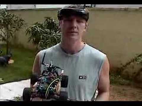 RC head tracking demo - video from Fat Shark