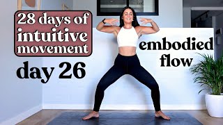 Embodied yoga flow ✨ INTUITIVE MOVEMENT 28 day yoga series ✨