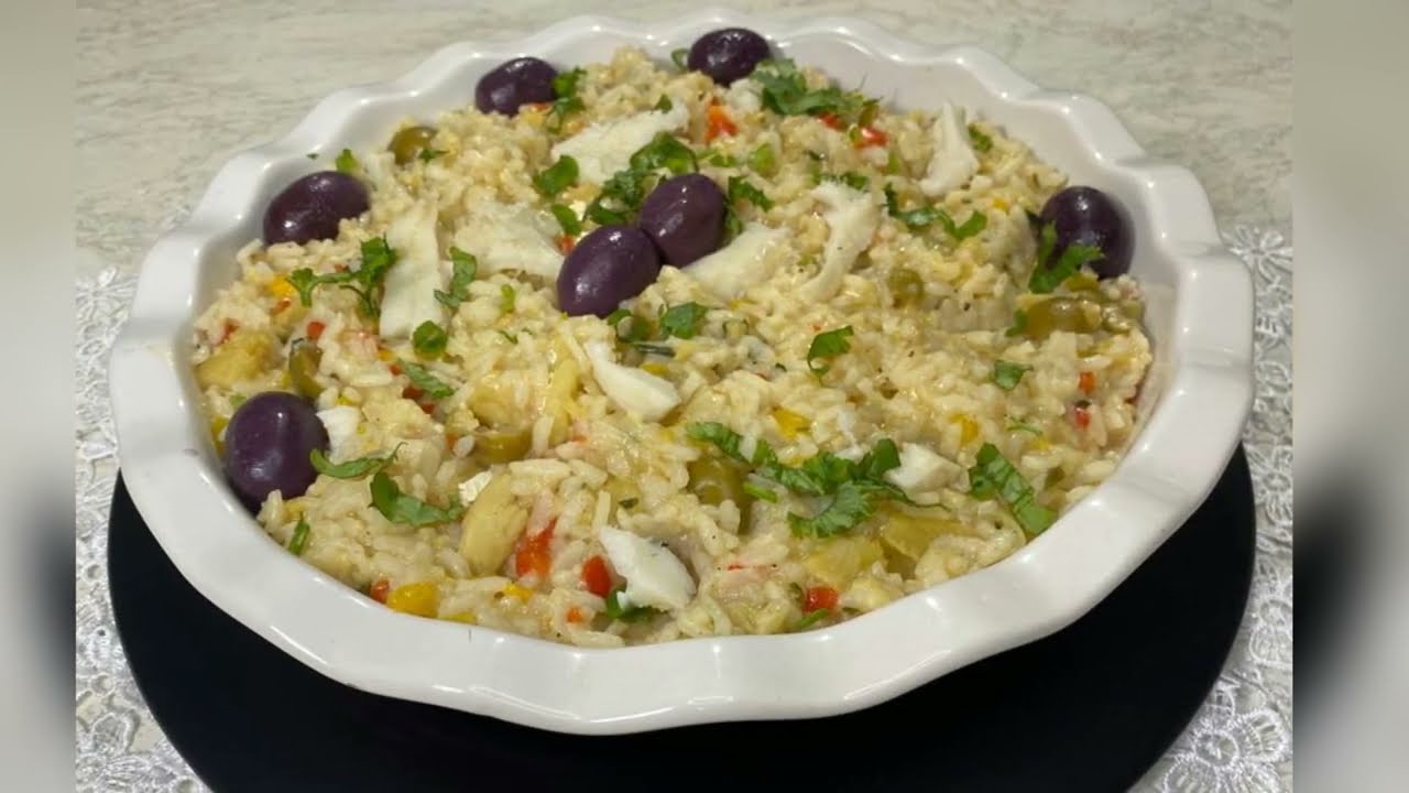 RISOTO DE BACALHAU: COD RISOTTO.