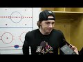 10/13/2023 Logan Cooley Speaks to the Media Following Practice | Arizona Coyotes