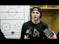 10/13/2023 Logan Cooley Speaks to the Media Following Practice | Arizona Coyotes