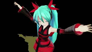 Hatsune Miku--Banshee Strikes (MMD) Vocaloid