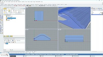 Using Stock from Selection in MecSoft CAM