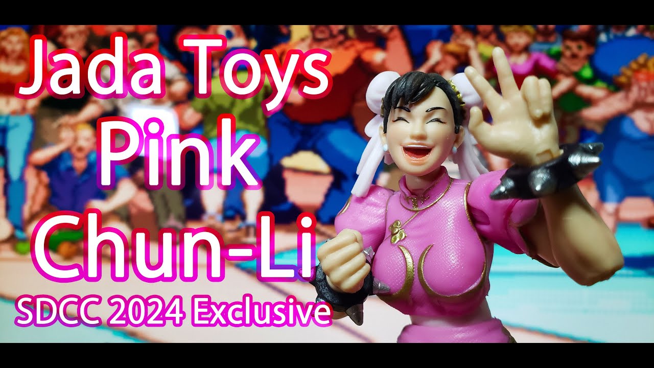 Jada Toys Pink Chun-Li SDCC 2024 Exclusive