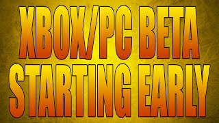 Black Ops 3 Xbox One and PC Beta STARTING EARLY!!! (TODAY!)
