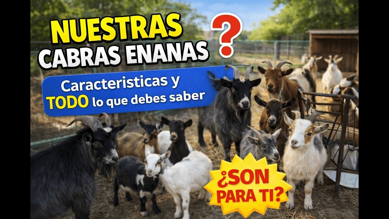 Cabras enanas: guía básica para principiantes | Colores y características🐐 | Parte 1