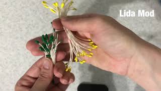 Тычинки для цветов своими руками. DIY stamens for flowers.