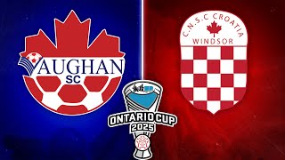 🏆 U18 GIRLS FINAL – VAUGHAN SC  vs WINDSOR CROATIA – 2025 MilkUP Ontario Cup