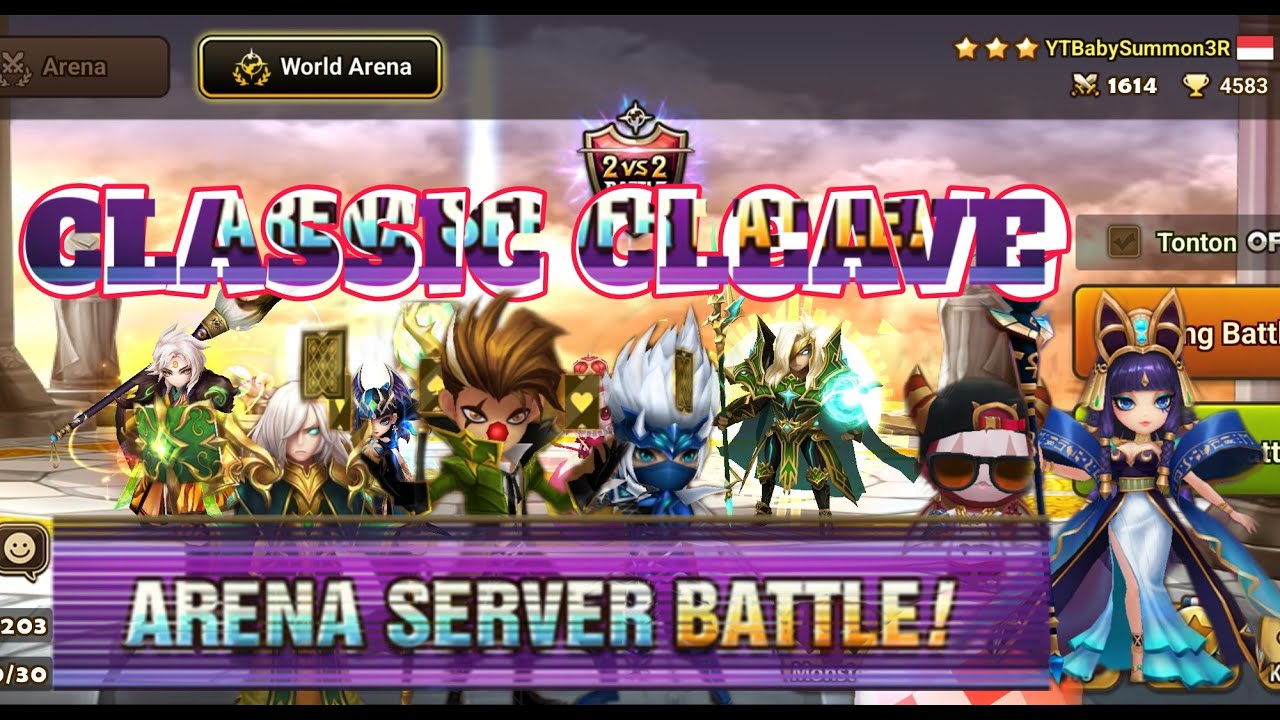 #13 Classic cleave & Arena Server Battle