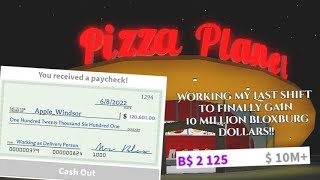 !Bloxburg! Working at Pizza Planet until I Hit 10 Million!