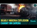 'Burnt Alive': Moment 48 Burn Into Ashes As Massive Fuel Tank Collides With Truck Full Of Nigerians
