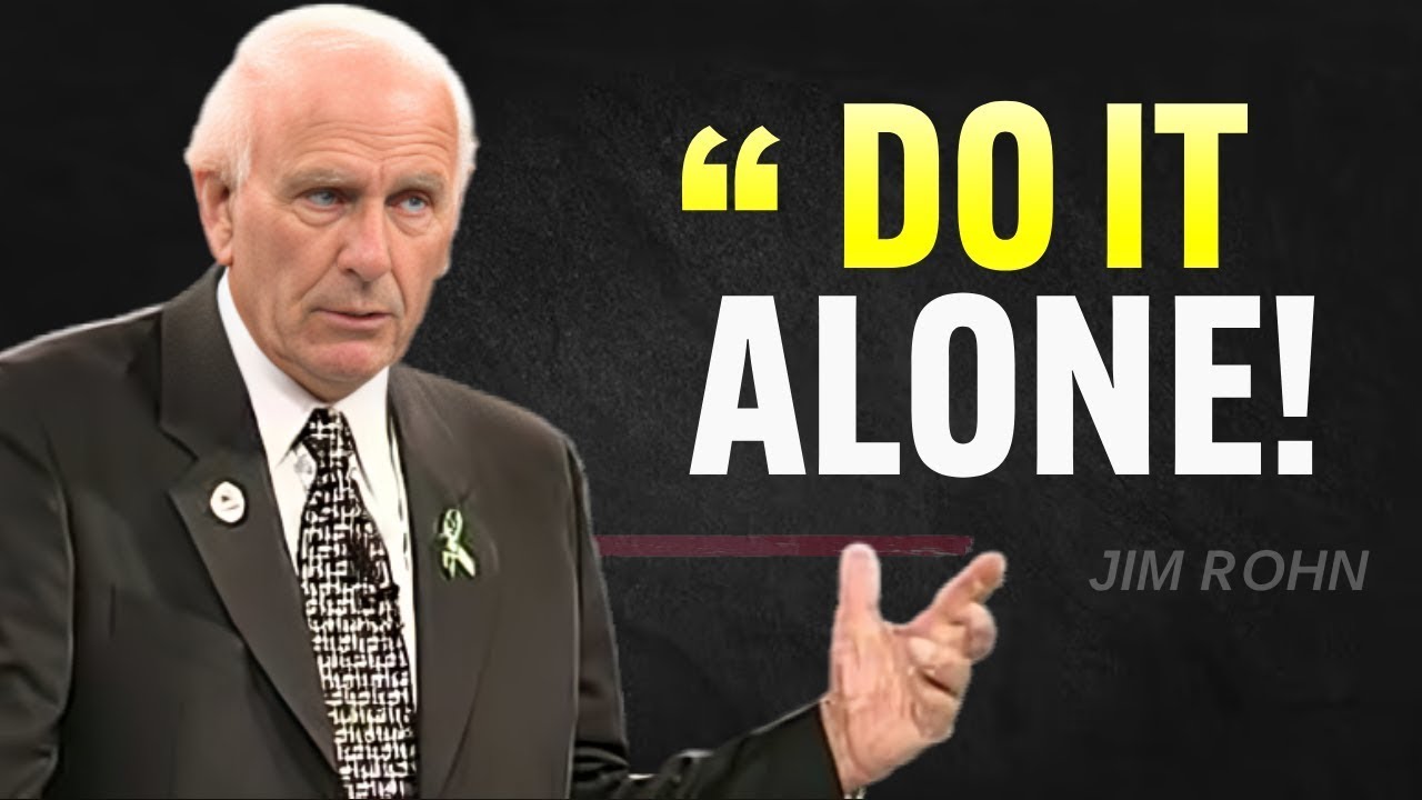 LIVE 🔴 DO IT ALONE, BROKE & TIRED - Jim Rohn Motivation