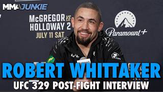 Robert Whittaker shines in light heavyweight debut, 'felt the same' as middleweight | UFC 329
