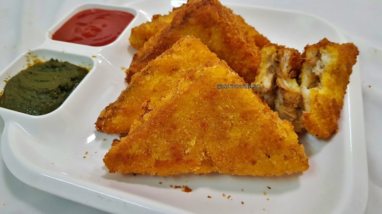 Chicken Crispy Bread Chops Ramadan Special Recipe My Kitchen My