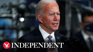Watch again: Biden visits Pfizer's Covid vaccine production plant