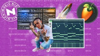 How to Make Simple Melodic Beats | MAKING A BEAT IN A HOTEL ROOM