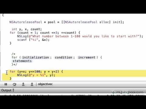 Learn Objective C Tutorial 1 16 Nested For Loops da Doops
