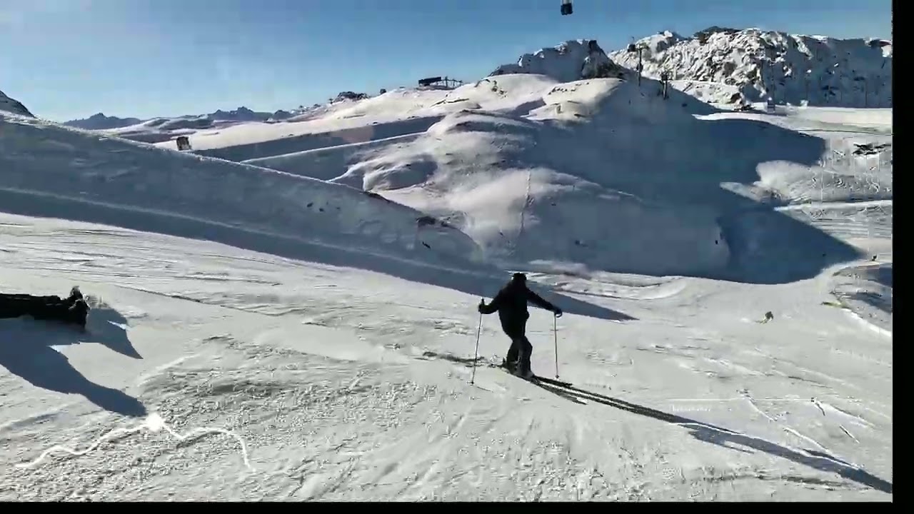 Sources - La Plagne - Red Run - 4K Snowboarding 2026
