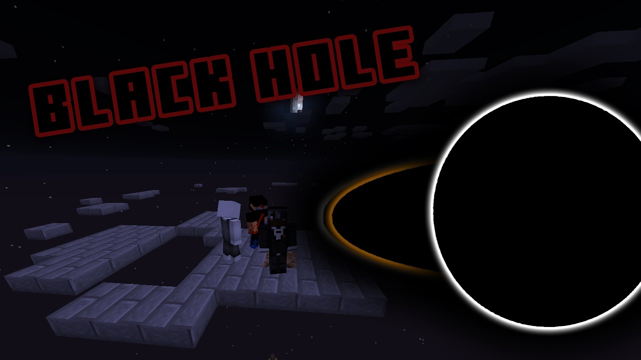 We Survived A BLACK HOLE In Minecraft